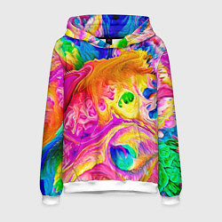 Толстовка-худи мужская TIE DYE, цвет: 3D-белый