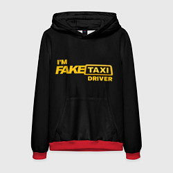 Толстовка-худи мужская Fake Taxi, цвет: 3D-красный