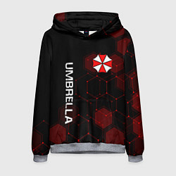 Толстовка-худи мужская UMBRELLA CORP, цвет: 3D-меланж