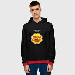 Толстовка-худи мужская Chupa chups, цвет: 3D-красный — фото 2