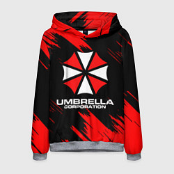 Толстовка-худи мужская Umbrella Corporation, цвет: 3D-меланж