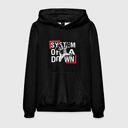 Толстовка-худи мужская System of a Down цвета 3D-черный — фото 1