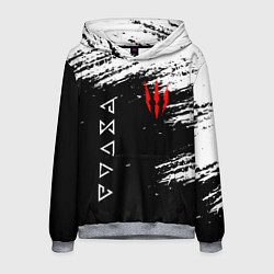 Толстовка-худи мужская ВЕДЬМАК, цвет: 3D-меланж