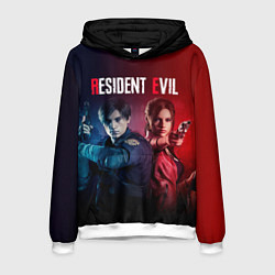 Толстовка-худи мужская Resident Evil 2, цвет: 3D-белый