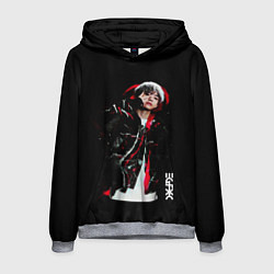 Толстовка-худи мужская BTS, цвет: 3D-меланж