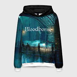 Толстовка-худи мужская Bloodborne, цвет: 3D-белый