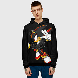 Толстовка-худи мужская SHADOW, цвет: 3D-черный — фото 2