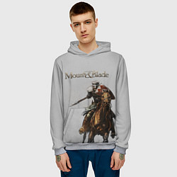 Толстовка-худи мужская Mount and Blade, цвет: 3D-меланж — фото 2