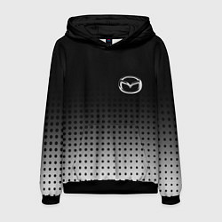 Толстовка-худи мужская Mazda, цвет: 3D-черный