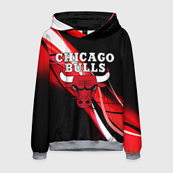 Толстовка-худи мужская CHICAGO BULLS, цвет: 3D-меланж