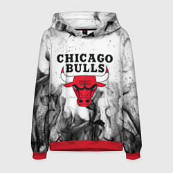 Толстовка-худи мужская CHICAGO BULLS, цвет: 3D-красный