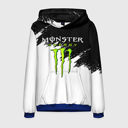 Толстовка-худи мужская MONSTER ENERGY, цвет: 3D-синий