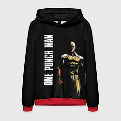 Толстовка-худи мужская One Punch Man, цвет: 3D-красный