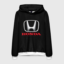 Толстовка-худи мужская HONDA, цвет: 3D-белый