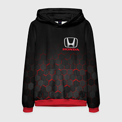 Толстовка-худи мужская HONDA, цвет: 3D-красный