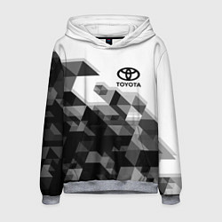 Толстовка-худи мужская TOYOTA, цвет: 3D-меланж