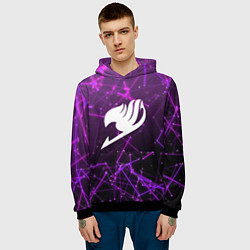 Толстовка-худи мужская Fairy Tail, цвет: 3D-черный — фото 2