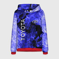Толстовка-худи мужская TOYOTA, цвет: 3D-красный