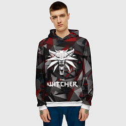 Толстовка-худи мужская The Witcher, цвет: 3D-белый — фото 2