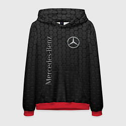 Толстовка-худи мужская MERCEDES-BENZ, цвет: 3D-красный