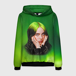 Толстовка-худи мужская Billie Eilish Билли Айлиш, цвет: 3D-черный