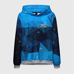 Толстовка-худи мужская FORD, цвет: 3D-меланж