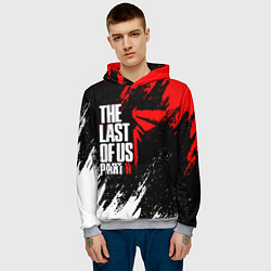 Толстовка-худи мужская THE LAST OF US II, цвет: 3D-меланж — фото 2