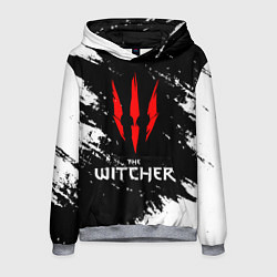 Толстовка-худи мужская The Witcher, цвет: 3D-меланж