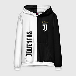 Толстовка-худи мужская JUVENTUS, цвет: 3D-белый