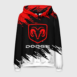Толстовка-худи мужская DODGE, цвет: 3D-белый