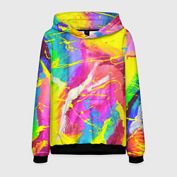 Толстовка-худи мужская ТИ-ДАЙ, цвет: 3D-черный