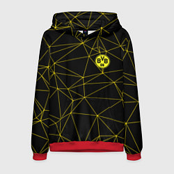 Толстовка-худи мужская BORUSSIA, цвет: 3D-красный