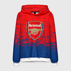 Толстовка-худи мужская ARSENAL, цвет: 3D-белый