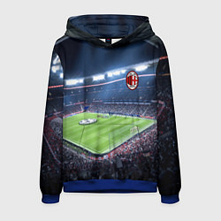 Толстовка-худи мужская FC MILAN, цвет: 3D-синий