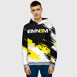 Толстовка-худи мужская Eminem, цвет: 3D-меланж — фото 2