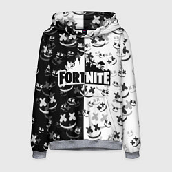 Толстовка-худи мужская FORTNITE MARSHMELLO, цвет: 3D-меланж