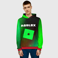 Толстовка-худи мужская ROBLOX РОБЛОКС, цвет: 3D-красный — фото 2