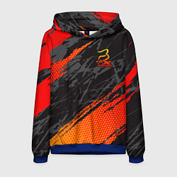 Толстовка-худи мужская Форма для мотокросса FOX, цвет: 3D-синий