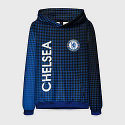 Толстовка-худи мужская CHELSEA, цвет: 3D-синий