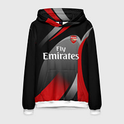 Толстовка-худи мужская ARSENAL UNIFORM, цвет: 3D-белый