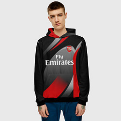 Толстовка-худи мужская ARSENAL UNIFORM, цвет: 3D-черный — фото 2