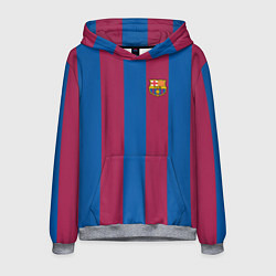 Толстовка-худи мужская FC Barcelona 2021, цвет: 3D-меланж