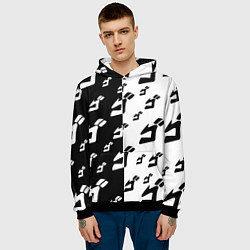 Толстовка-худи мужская JoJo Bizarre Adventure, цвет: 3D-черный — фото 2