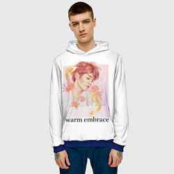Толстовка-худи мужская Nct taeyong, цвет: 3D-синий — фото 2