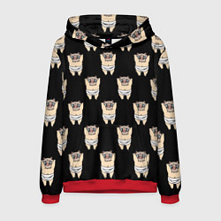 Толстовка-худи мужская Иноске, цвет: 3D-красный