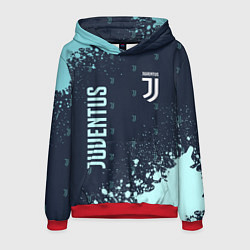 Толстовка-худи мужская JUVENTUS ЮВЕНТУС, цвет: 3D-красный
