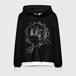 Толстовка-худи мужская Re:Zero, цвет: 3D-белый