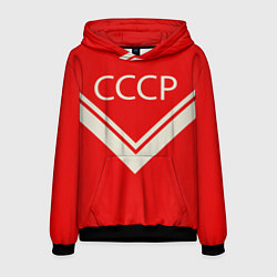 Толстовка-худи мужская СССР хоккейная форма, цвет: 3D-черный
