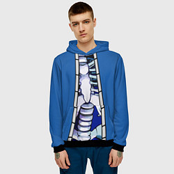 Толстовка-худи мужская КУРТКА САНСА SANS, цвет: 3D-черный — фото 2