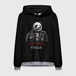 Толстовка-худи мужская Metall Panda, цвет: 3D-меланж